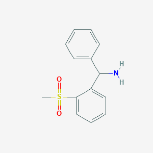 (2-(Methylsulfonyl)phenyl)(phenyl)methanamine