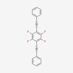 1,2,4,5-Tetrafluoro-3,6-bis(phenylethynyl)benzene