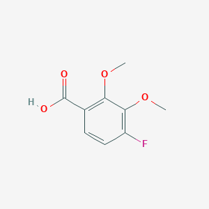 molecular formula C9H9FO4 B3039922 4-Fluoro-2,3-dimethoxybenzoic acid CAS No. 1413927-31-7