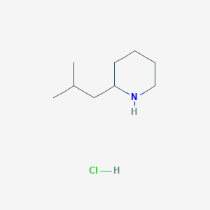 2-(2-Methylpropyl)piperidine hydrochloride