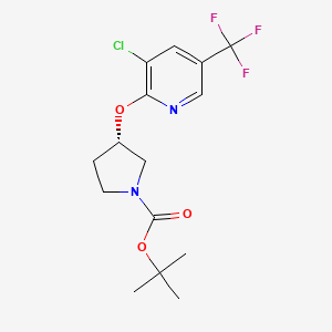 (S)-tert-Butyl 3-((3-chloro-5-(trifluoromethyl)pyridin-2-yl)oxy)pyrrolidine-1-carboxylate