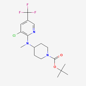 tert-Butyl 4-((3-chloro-5-(trifluoromethyl)pyridin-2-yl)(methyl)amino)piperidine-1-carboxylate
