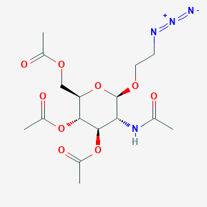 [(2R,3S,4R,5R,6R)-5-acetamido-3,4-diacetyloxy-6-(2-azidoethoxy)oxan-2-yl]methyl acetate