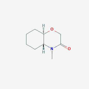 trans-4-Methylhexahydro-2H-benzo[b][1,4]oxazin-3(4H)-one