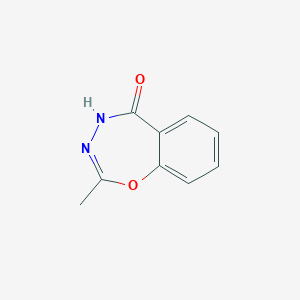 molecular formula C9H8N2O2 B3040006 2-methyl-1,3,4-benzoxadiazepin-5(4H)-one CAS No. 144760-62-3