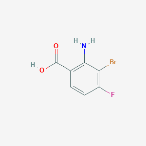 2-Amino-3-bromo-4-fluorobenzoic acid
