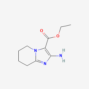 Ethyl 2-amino-5,6,7,8-tetrahydroimidazo[1,2-a]pyridine-3-carboxylate