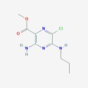 Methyl 3-amino-6-chloro-5-(propylamino)pyrazine-2-carboxylate