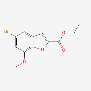 Ethyl 5-bromo-7-methoxy-1-benzofuran-2-carboxylate