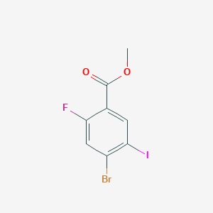 Methyl 4-bromo-2-fluoro-5-iodobenzoate