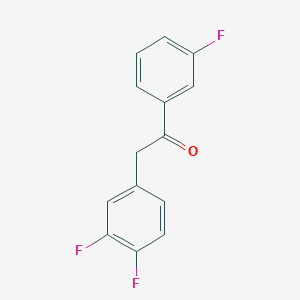 2-(3,4-Difluorophenyl)-1-(3-fluorophenyl)ethanone