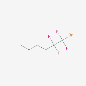 molecular formula C6H9BrF4 B3040053 1-Bromo-1,1,2,2-tetrafluorohexane CAS No. 151831-45-7