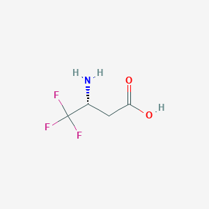 molecular formula C4H6F3NO2 B3040054 (R)-3-Amino-4,4,4-trifluorobutanoic acid CAS No. 151911-19-2