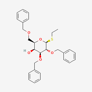 molecular formula C29H34O5S B3040072 ethyl 2,3,6-tri-O-benzyl-1-thio-beta-D-galactopyranoside CAS No. 152964-77-7