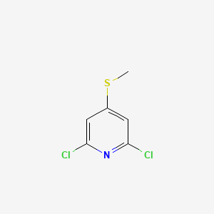 molecular formula C6H5Cl2NS B3040076 2,6-Dichloro-4-(methylthio)pyridine CAS No. 153564-25-1