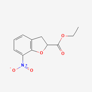 Ethyl 7-nitro-2,3-dihydro-1-benzofuran-2-carboxylate