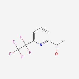 2-Acetyl-6-(pentafluoroethyl)pyridine