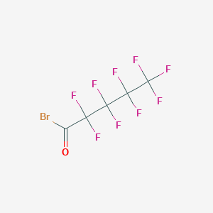 molecular formula C5BrF9O B3040126 Nonafluoropentanoyl bromide CAS No. 159623-35-5