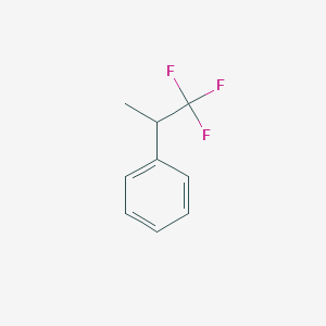 molecular formula C9H9F3 B3040134 (2,2,2-Trifluoro-1-methylethyl)benzene CAS No. 161361-16-6