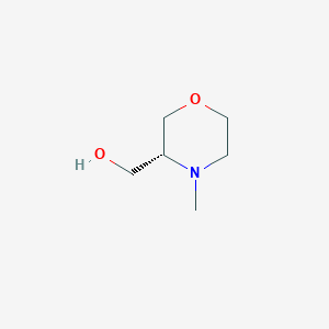 molecular formula C6H13NO2 B3040142 (R)-(4-Methylmorpholin-3-yl)methanol CAS No. 1620510-51-1