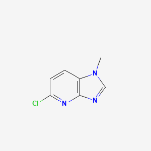 molecular formula C7H6ClN3 B3040152 5-Chloro-1-methyl-1H-imidazo[4,5-b]pyridine CAS No. 1629484-56-5
