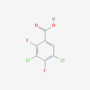 molecular formula C7H2Cl2F2O2 B3040155 3,5-Dichloro-2,4-difluorobenzoic acid CAS No. 163656-30-2