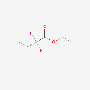 molecular formula C7H12F2O2 B3040166 Ethyl 2,2-Difluoro-3-methyl-butyrate CAS No. 165544-22-9
