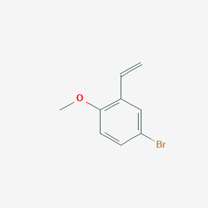 molecular formula C9H9BrO B3040171 4-Bromo-2-ethenyl-1-methoxybenzene CAS No. 16602-24-7