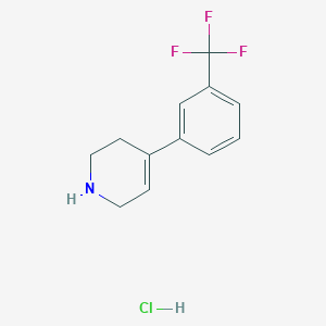 molecular formula C12H13ClF3N B3040186 4-(3-(三氟甲基)苯基)-1,2,3,6-四氢吡啶盐酸盐 CAS No. 1683-23-4
