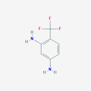molecular formula C7H7F3N2 B3040205 2,4-Diaminobenzotrifluoride CAS No. 17139-64-9