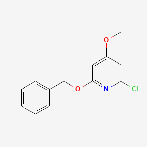 molecular formula C13H12ClNO2 B3040227 2-(Benzyloxy)-6-chloro-4-methoxypyridine CAS No. 175422-03-4
