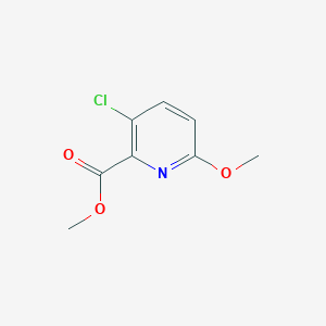 molecular formula C8H8ClNO3 B3040234 Methyl 3-chloro-6-methoxypyridine-2-carboxylate CAS No. 175965-91-0