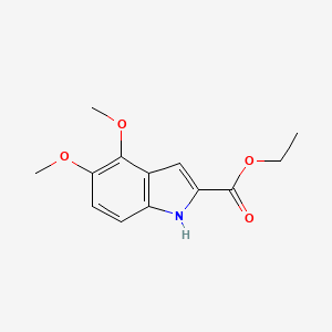 molecular formula C13H15NO4 B3040309 Ethyl 4,5-dimethoxy-1H-indole-2-carboxylate CAS No. 185212-31-1