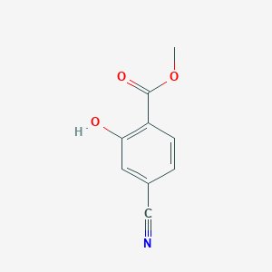 molecular formula C9H7NO3 B3040332 Methyl 4-cyano-2-hydroxybenzoate CAS No. 188793-06-8