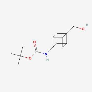 molecular formula C14H19NO3 B3040369 tert-butyl ((2r,3R,4s,5S)-4-(hydroxymethyl)cuban-1-yl)carbamate CAS No. 1936617-11-6
