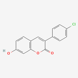 3-(4-Chlorophenyl)-7-hydroxychromen-2-one