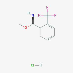 Methyl 2-(Trifluoromethyl)benzimidate Hydrochloride