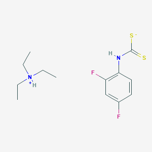 molecular formula C13H20F2N2S2 B3040434 Triethylammonium (2,4-difluoroanilino)methanedithioate CAS No. 200876-49-9