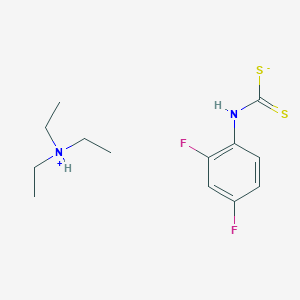 Triethylammonium (2,4-difluoroanilino)methanedithioate