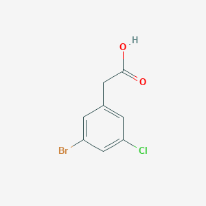 molecular formula C8H6BrClO2 B3040439 2-(3-Bromo-5-chlorophenyl)acetic acid CAS No. 202001-01-2