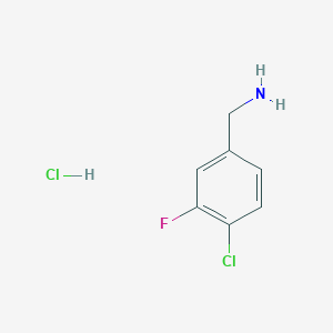 4-Chloro-3-fluorobenzylamine hydrochloride