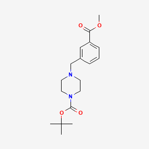 molecular formula C18H26N2O4 B3040448 Tert-butyl 4-[3-(methoxycarbonyl)benzyl]piperazine-1-carboxylate CAS No. 203047-36-3