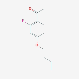 1-(4-Butoxy-2-fluorophenyl)ethanone