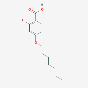 2-Fluoro-4-heptyloxybenzoic acid