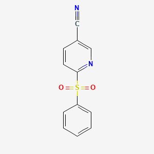 2-Phenylsulphonylpyridine-5-carbonitrile