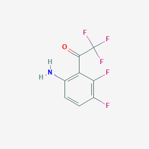 1-(6-Amino-2,3-difluoro-phenyl)-2,2,2-trifluoro-ethanone