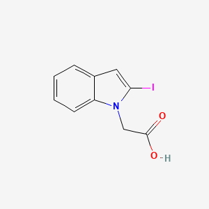 molecular formula C10H8INO2 B3040465 2-(2-Iodo-1H-indol-1-yl)acetic acid CAS No. 206196-81-8
