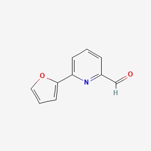 molecular formula C10H7NO2 B3040480 6-(Furan-2-YL)picolinaldehyde CAS No. 208110-88-7