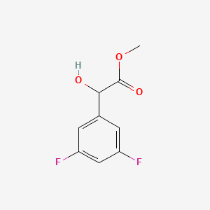 molecular formula C9H8F2O3 B3040482 Methyl 2-(3,5-difluorophenyl)-2-hydroxyacetate CAS No. 208259-37-4
