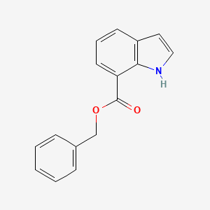 molecular formula C16H13NO2 B3040483 benzyl 1H-indole-7-carboxylate CAS No. 208774-33-8